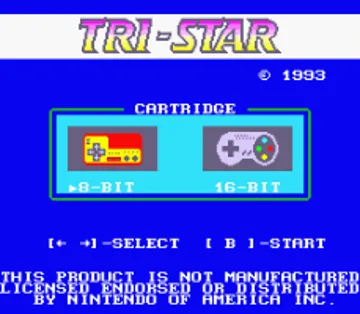 Tri-Star (USA) (Unl) screen shot title